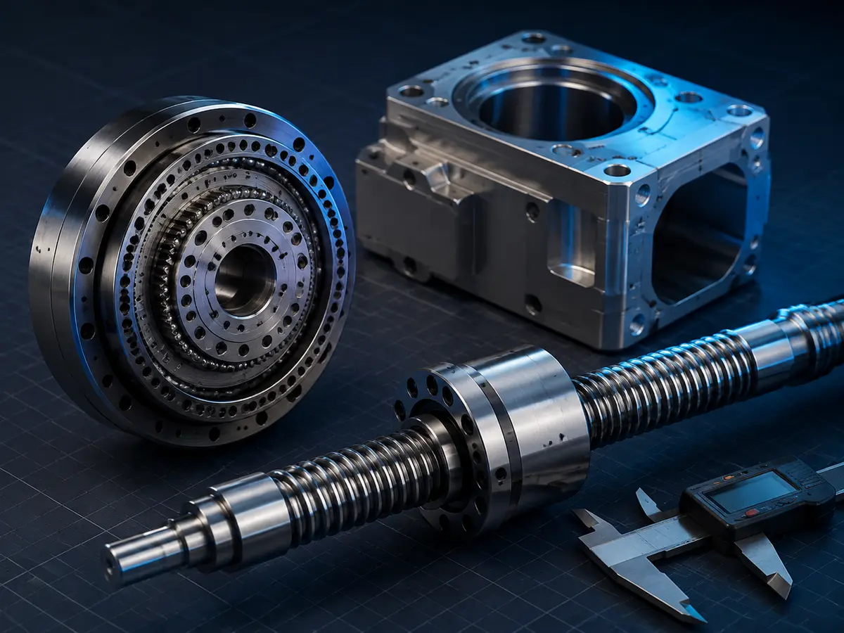Reducers, screws and bearings