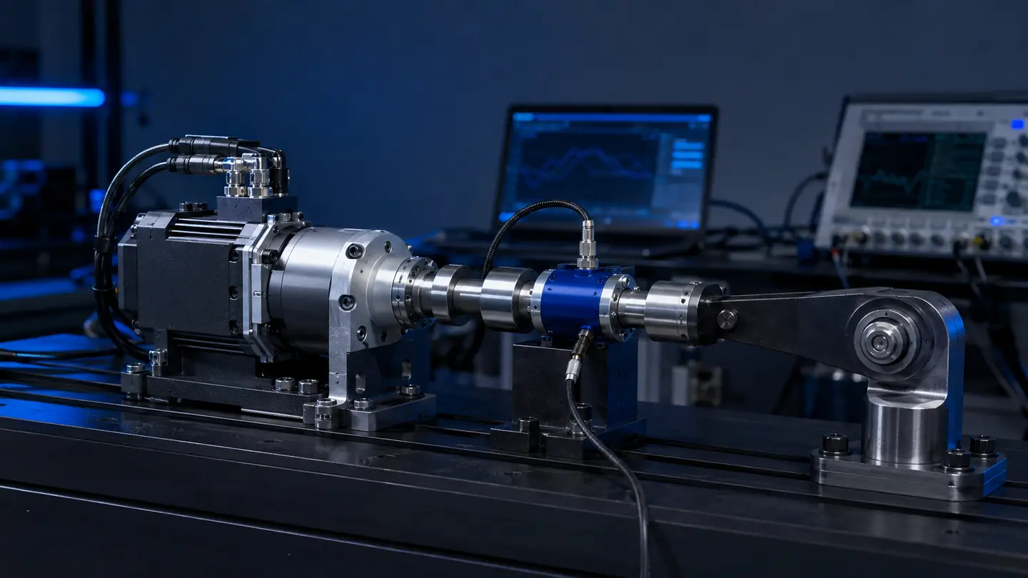 Actuator on a test rig